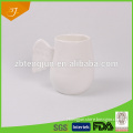 New Products Belly Shape Super White Mug With Angel Wings For Kid